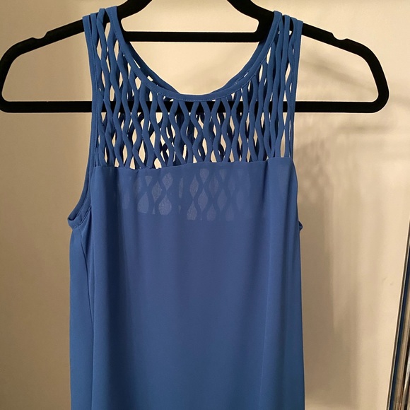 Cobalt blue sleeveless blouse size S - Picture 2 of 6